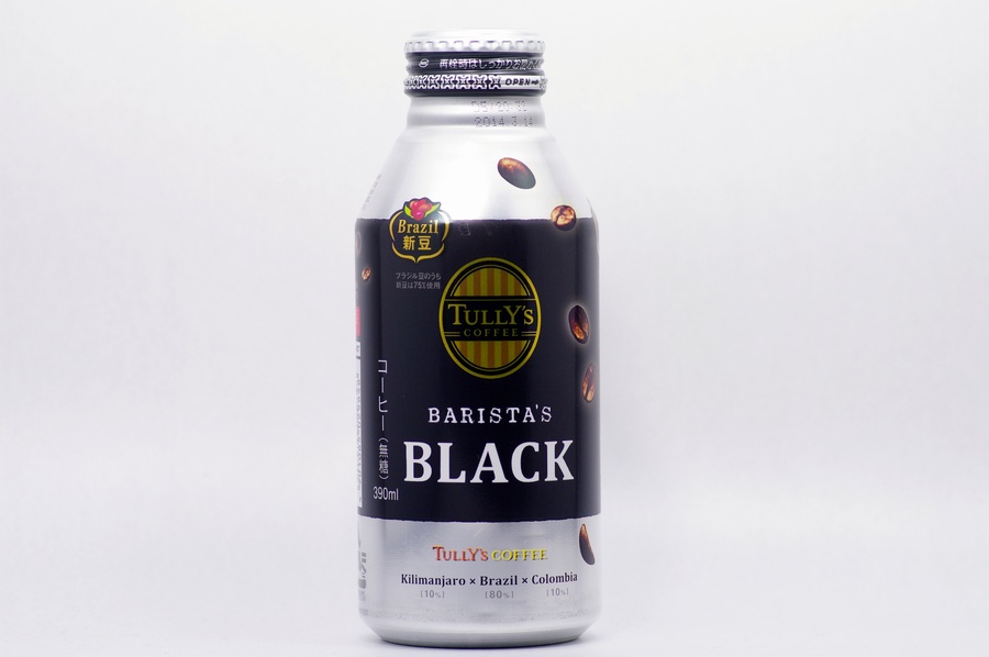 TULLY'S COFFEE BARISTA'S ブラック 390mlボトル缶