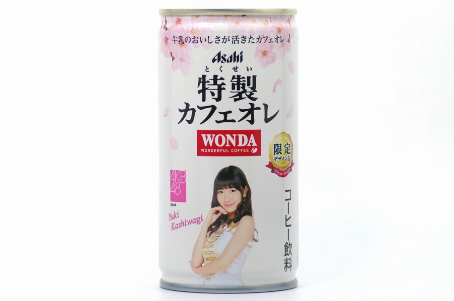 WONDA 特製カフェオレ AKB48デザイン缶 柏木由紀1