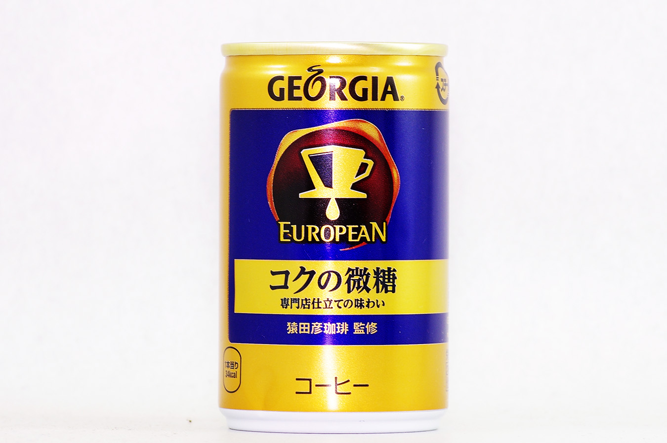 GEORGIA ヨーロピアン コクの微糖 160g缶 2016年6月