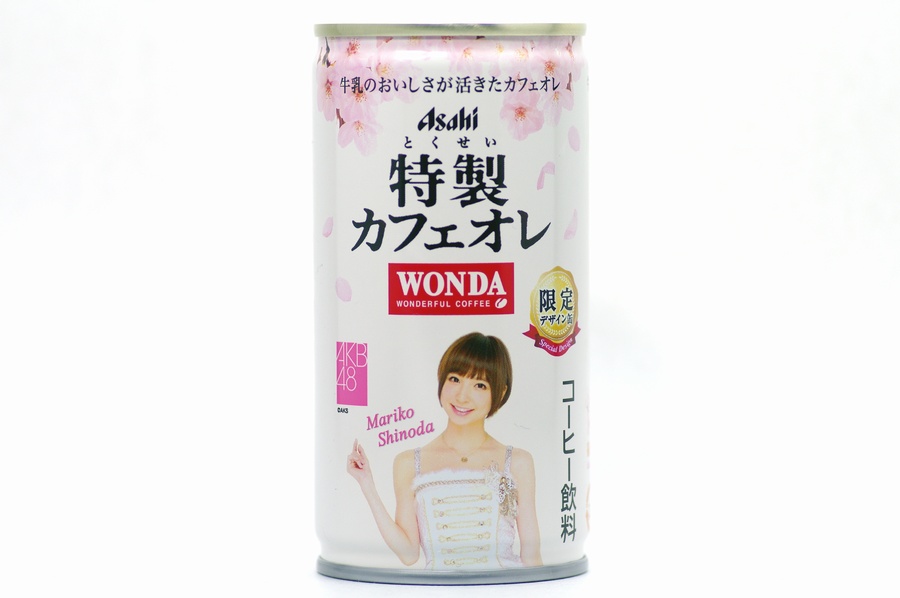 WONDA 特製カフェオレ AKB48デザイン缶 篠田麻里子1