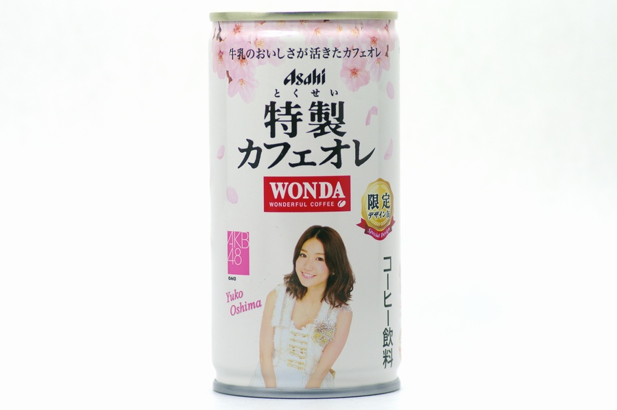 WONDA 特製カフェオレ AKB48デザイン缶 大島優子1