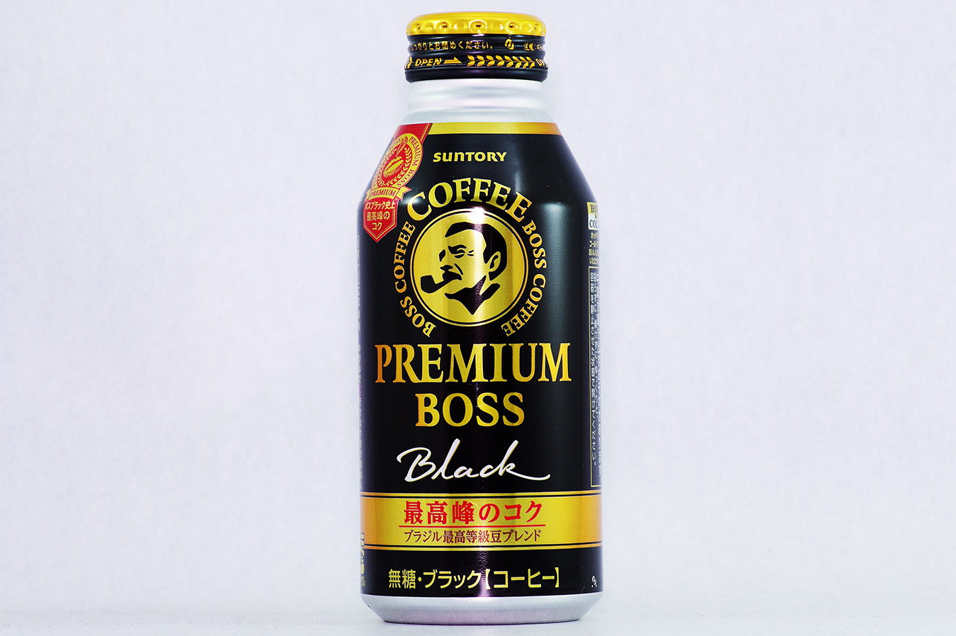 プレミアムボス ブラック 390gボトル缶 2016年9月