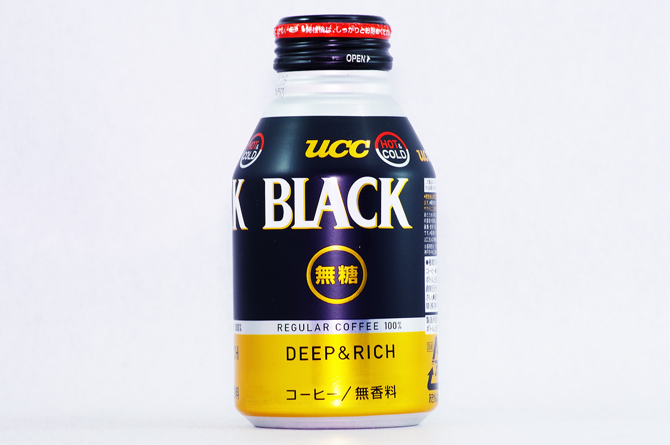 UCC BLACK無糖 DEEP & RICH 2016年10月