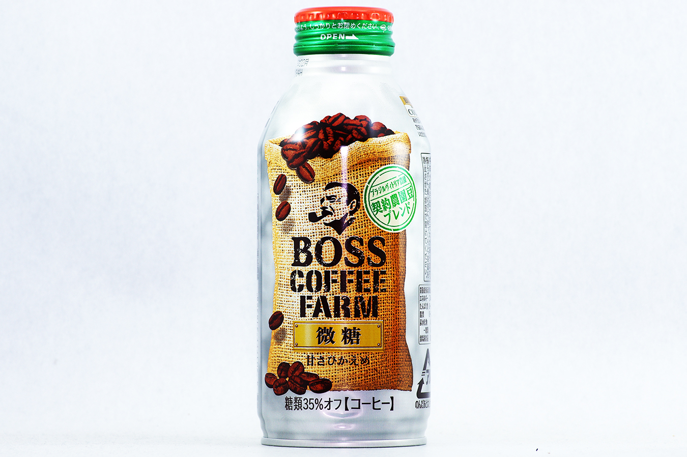 BOSS COFFEE FARM 微糖 契約農園豆ブレンド 370gボトル缶 2018年3月