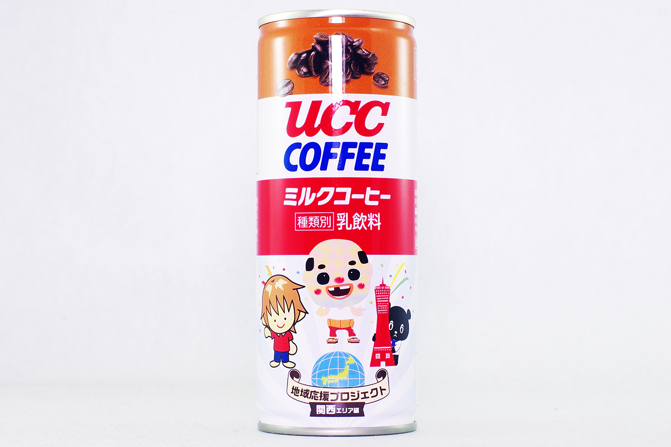 UCC ミルクコーヒー ご当地キャラ缶 関西エリア編 2018年9月